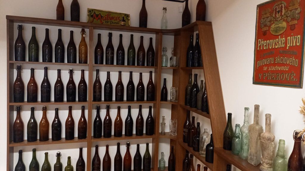 Expozice pivních lahví